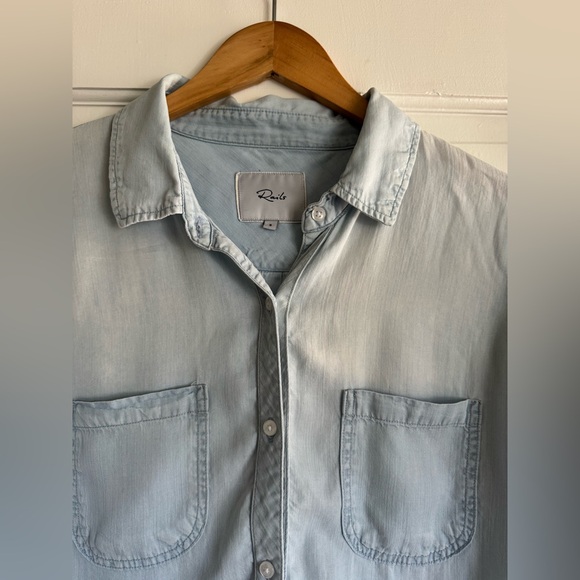 Rails light blue button up - Picture 5 of 5